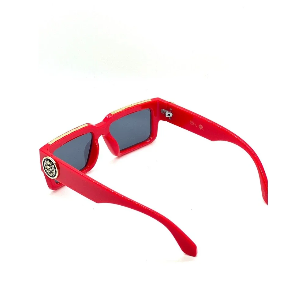Horned Rim Retro‎ Sunglasses Womens Mens Vintage Retro Square Sunglasses Red New